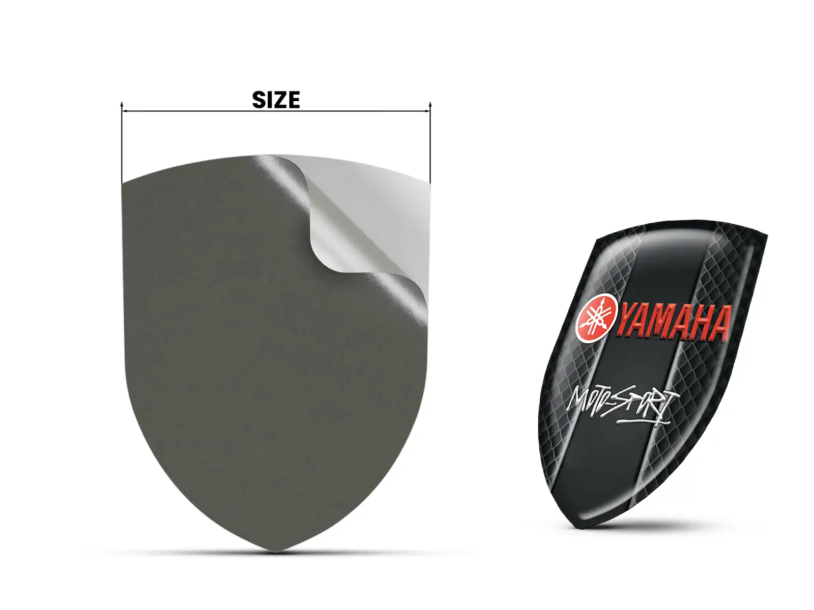 Yamaha Adesivi Logo su Misura Universali Premium Regolabili